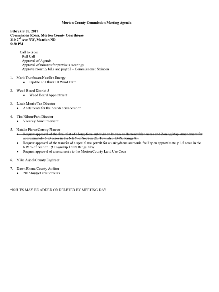 Fillable Online Sheriff's Office Morton County, North Dakota Fax