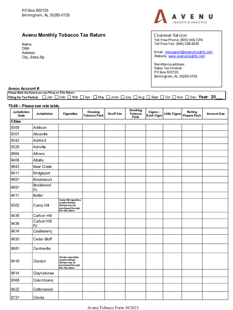 Tobacco Tax Form 10272023 docx Preview on Page 1