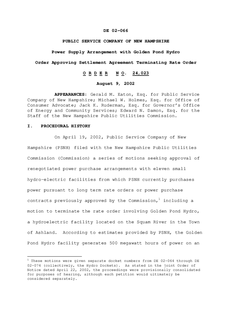 Fillable Online puc state nh Elec. N.H. v. Old Dutch Mustard Co. Fax