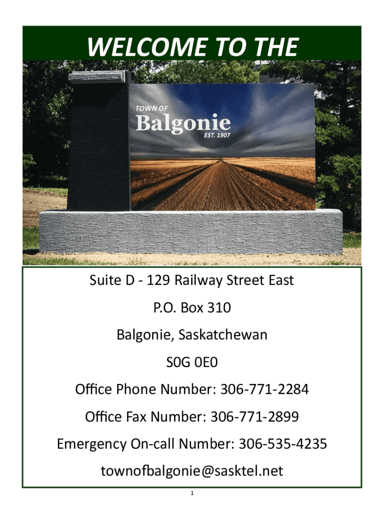 Fillable Online 501 Railway Street, Balgonie, SK, S0G 0E0 house for