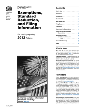 IRS Publication 501
