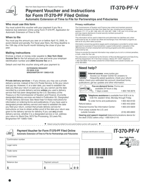 New York IT-370-PF Payment Voucher