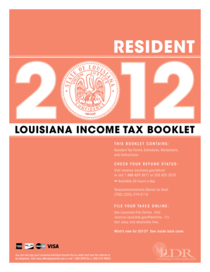 Louisiana Resident Individual Income Tax Return