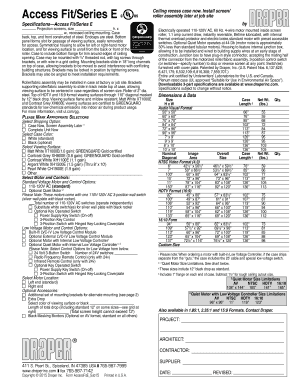 Access Fit Series E Ceiling Recess Case