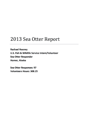 2013 Sea Otter Report - fws