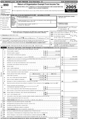 Form 990 Tax Return for Exempt Organizations