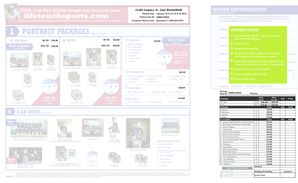 Picture Day Order Form