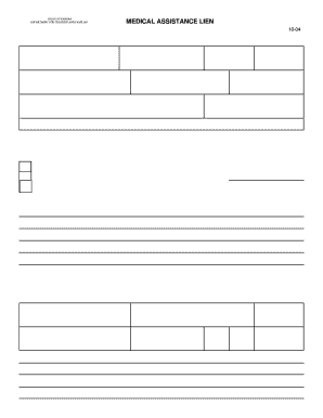 Kansas Medical Assistance Lien Form