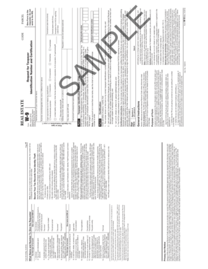 IRS Form W-9 Request for Taxpayer Identification Number and Certification