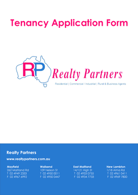 Tenancy Application Form