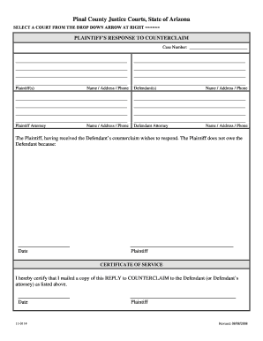 Plaintiff's Response to Counterclaim