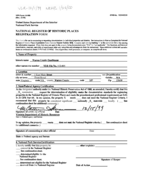 National Register of Historic Places Registration Form