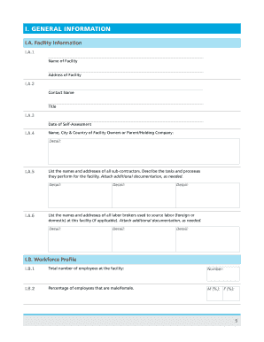 Supplier Self-Assessment Questionnaire (SAQ)