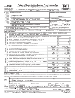 Form 990 Return of Organization Exempt From Income Tax