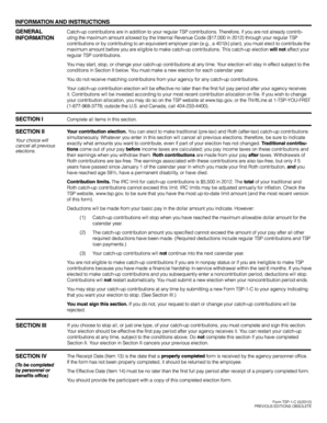 TSP-1-C Catch-Up Contribution Form