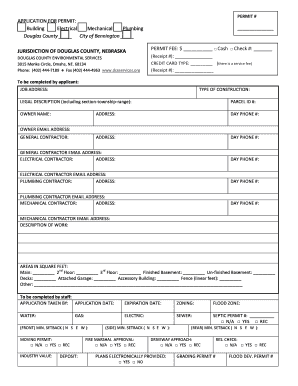 Douglas County Building Permit Application