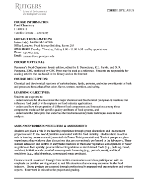 Course Syllabus Template