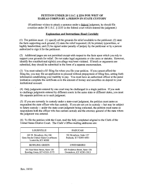 Petition for Writ of Habeas Corpus Under 28 U.S.C. § 2254