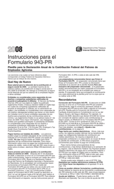 Instrucciones para el Formulario 943-PR