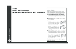 OSHA Work-Related Injuries and Illnesses Log
