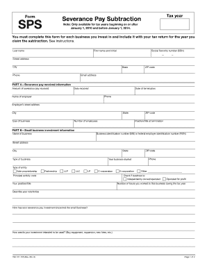 Oregon Severance Pay Subtraction Form