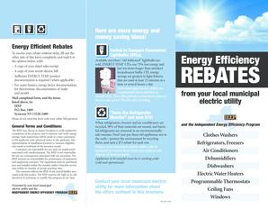 ENERGY STAR Rebate Application
