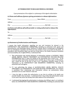 Authorization to Release Medical Records