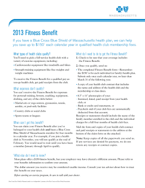 Blue Cross Blue Shield Fitness Benefit Form