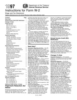 Instructions for Form W-2