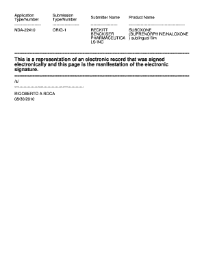 How to give your two weeks notice - ( and naloxone) sublingual film. Approval Letter - samhsa