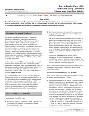 USE THESE INSTRUCTIONS WITH FORMS I-800 DATED 02/25/08 OR LATER - uscis