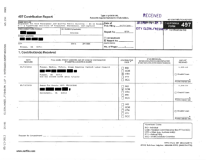 FPPC Form 497 Contribution Report