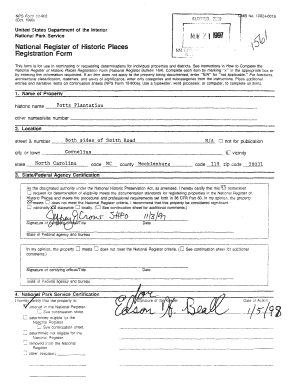 National Register of Historic Places Registration Form