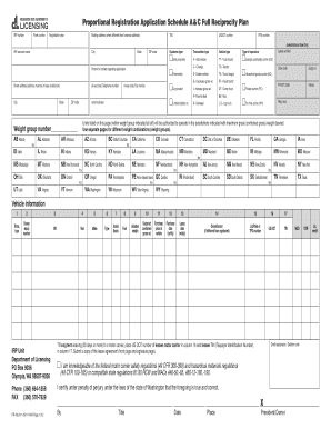 IRP Proportional Registration Application