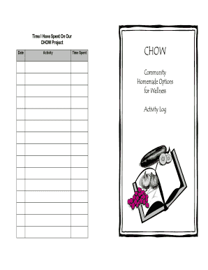 CHOW Activity Log