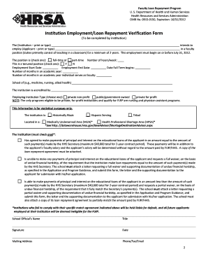 Faculty Loan Repayment Program Application