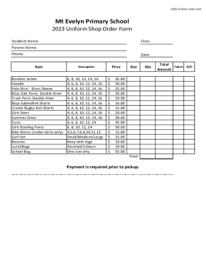 Form preview