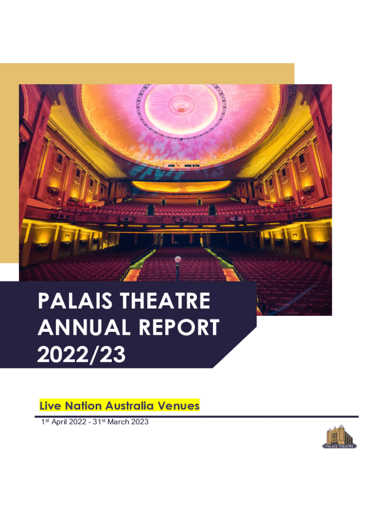 Fillable Online Live Nation Enters Australia's Venues Space with Palais ...