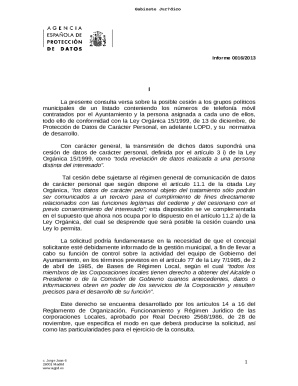 Informe 0016/2013