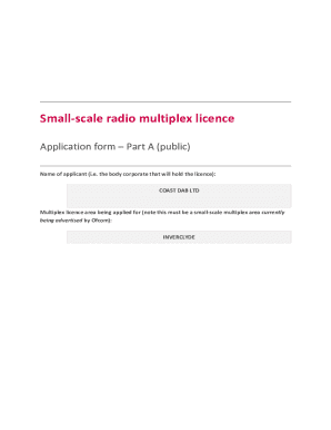 Fillable Online Revoked small-scale DAB licences re-awarded to original ...