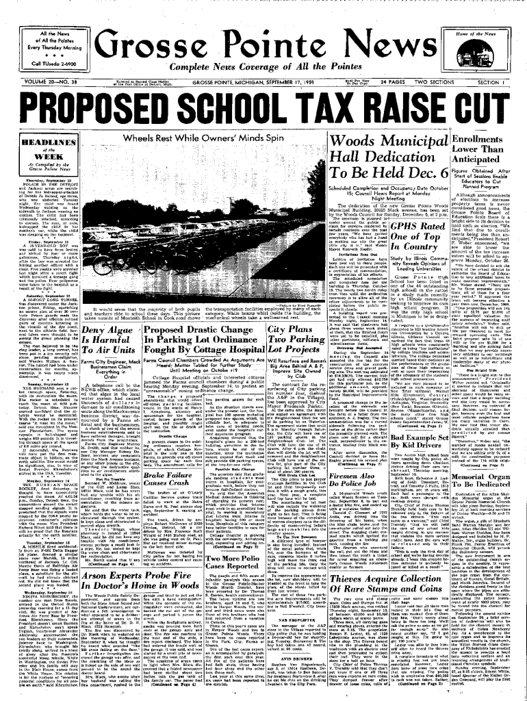 Fillable Online digitize gp lib mi Grosse Pointe Shores Public Safety