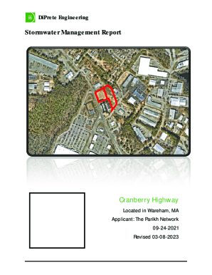 Fillable Online MassDOT Stormwater Management Report Template Fax Email Fillable Online MassDOT Stormwater Management Report Template Fax Email