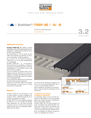Schluter-TREP-S/-BFicha tcnica