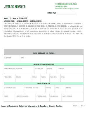 Documentos de control y actuaciones