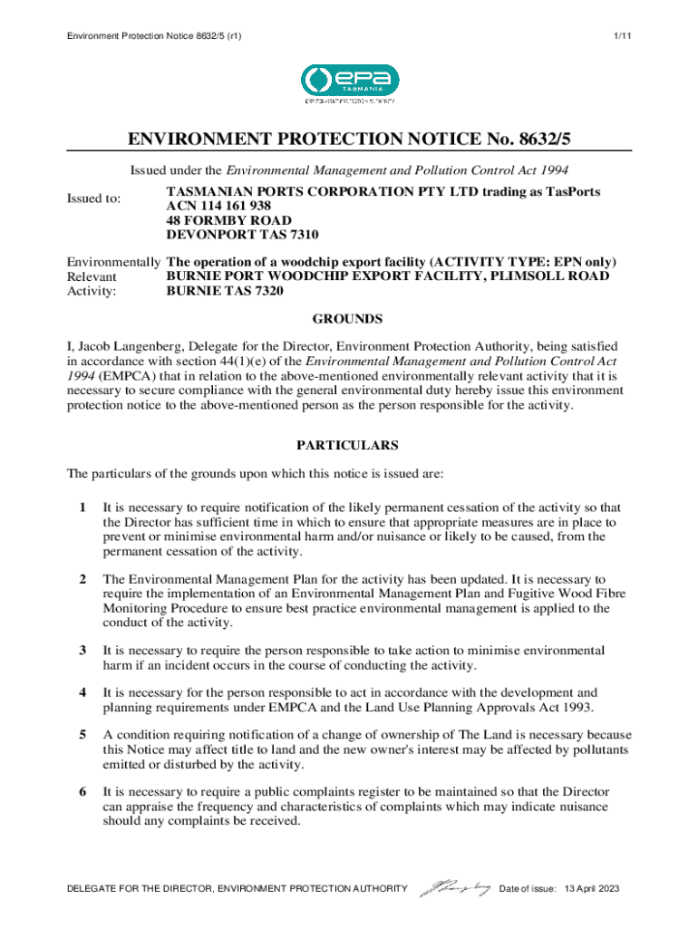 Fillable Online The Environmental Management and Pollution Control Act