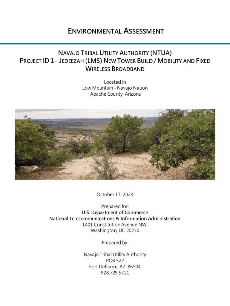 Fillable Online NPDES Permit Fact Sheet Navajo Tribal Utility