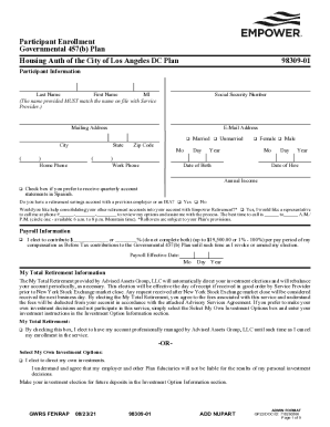 Fillable Online 457(b) Plan Automatic Enrollment Frequently Asked ...