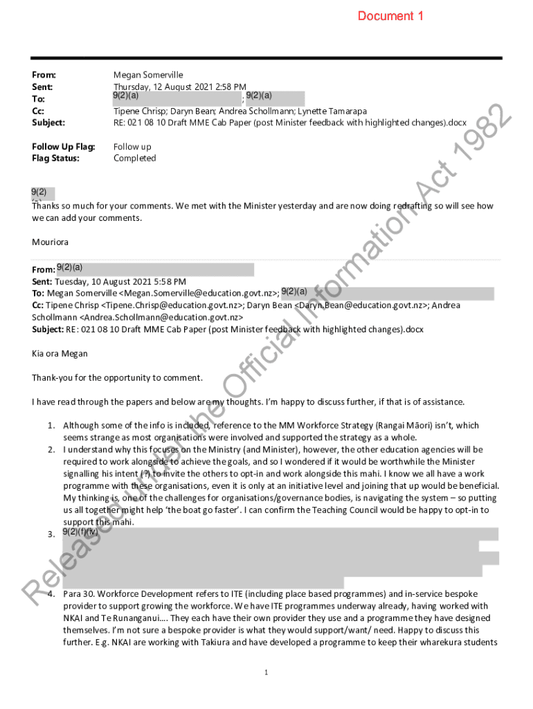 Fillable Online Responses to Official Information Act requests 2021 Fax