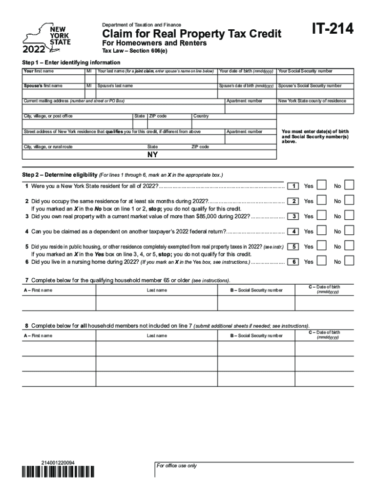 it 214 form 2022 pdf Preview on Page 1