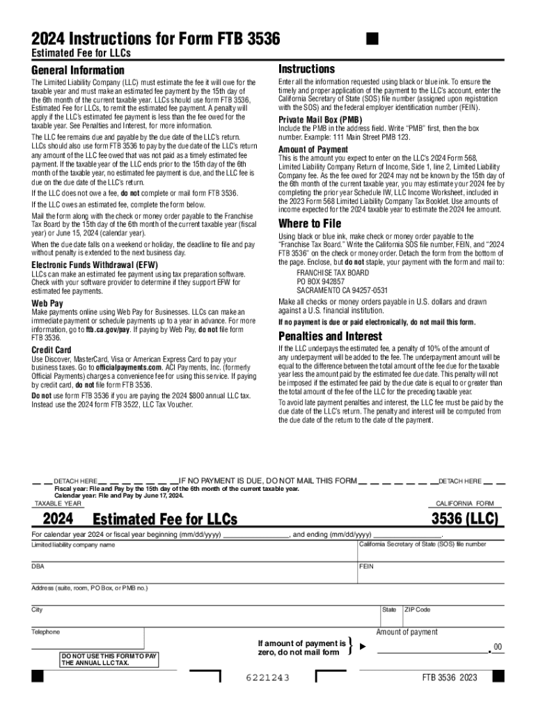 form 3536 for 2024 Preview on Page 1